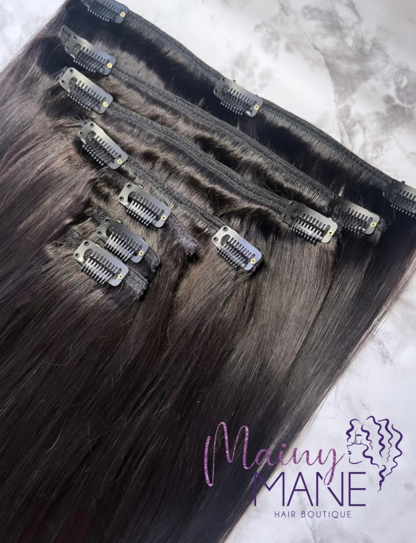 Virgin Clip in Hair extension